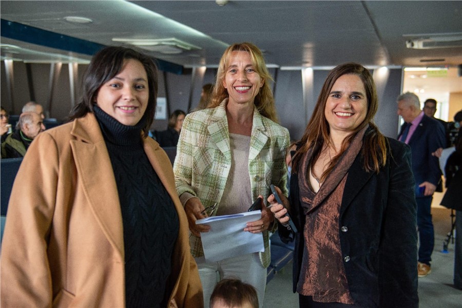 Laura Valiente, Paola Degiovanni y Mariela Lopazzo